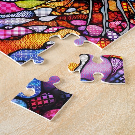 Multicolor Cat 708 Muster Puzzle (Seite)