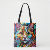 Multicolor Cat 708 Muster Tasche (Vorderseite)