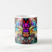 Multicolor Cat 710 Buntglasstil Kaffeetasse (Mittel)