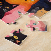Multicolor Cats Puzzle (Seite)