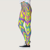 Multicolor Chavron "Ratti_Creative_Arts" Leggings (Links)