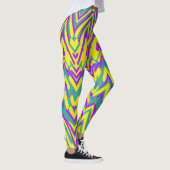 Multicolor Chavron "Ratti_Creative_Arts" Leggings (Rechts)