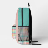 Multicolor Checkered Kariert Bedruckter Rucksack (Rechts)