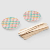 Multicolor Checkered Kariert Fächer (Non-assembled)