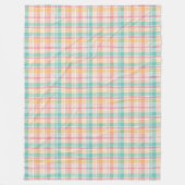Multicolor Checkered Kariert Fleecedecke (Vorderseite)
