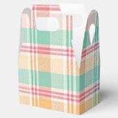 Multicolor Checkered Kariert Geschenkschachtel (Geöffnet)