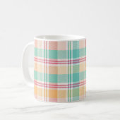 Multicolor Checkered Kariert Kaffeetasse (Vorderseite Links)