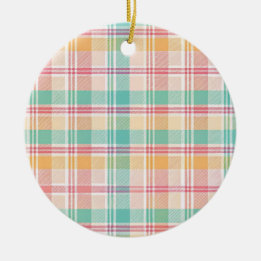 Multicolor Checkered Kariert Keramik Ornament