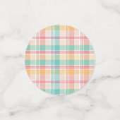 Multicolor Checkered Kariert Konfetti (Klein Vorderseite)