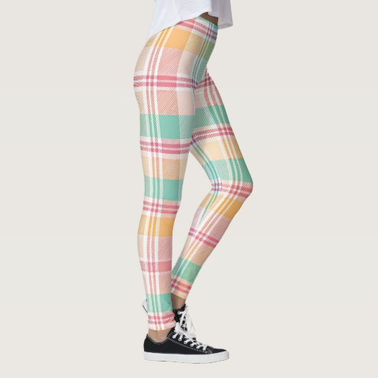 Multicolor Checkered Kariert Leggings (Rechts)