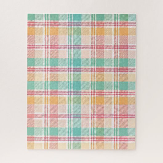 Multicolor Checkered Kariert Puzzle (Vertikal)