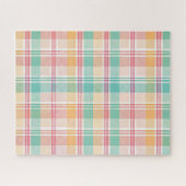 Multicolor Checkered Kariert Puzzle (Horizontal)