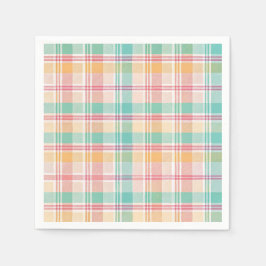 Multicolor Checkered Kariert Serviette