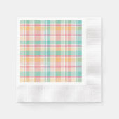 Multicolor Checkered Kariert Serviette (Vorderseite)