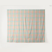 Multicolor Checkered Kariert Wandteppich (Vorderseite (Horizontal))