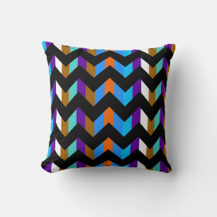 Multicolor Chevron Zickzack 6 Kissen