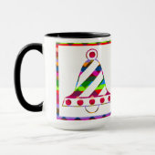 Multicolor Christmas Bells Tasse (Links)