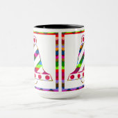 Multicolor Christmas Bells Tasse (Zentrum)
