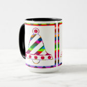 Multicolor Christmas Bells Tasse (Vorderseite Links)
