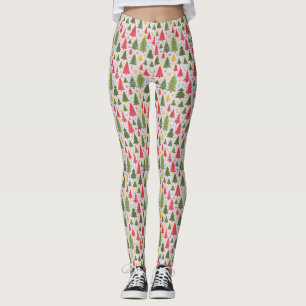 Multicolor Christmas Tree Leggings