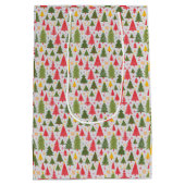 Multicolor Christmas Tree Mittlere Geschenktüte (Rückseite)