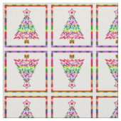 Multicolor Christmas Trees #3 Stoff (Muster)