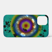 Multicolor Circlone Abstrakt Art Case-Mate iPhone Hülle (Rückseite (Horizontal))