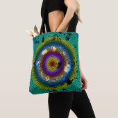 Multicolor Circlone Abstrakt Art Tasche (Von Nahem)