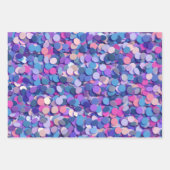 Multicolor Confetti Geschenkpapier Set (Vorderseite)