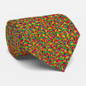 Multicolor Confetti-Krawatte Krawatte (Gerollt)