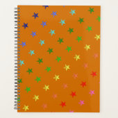 Multicolor Crayon Stars Planer (Vorderseite)
