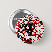 Multicolor Crossbones Button (Vorne & Hinten)