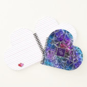Multicolor Crystal Heart Notebook Notizblock (Innenseite)