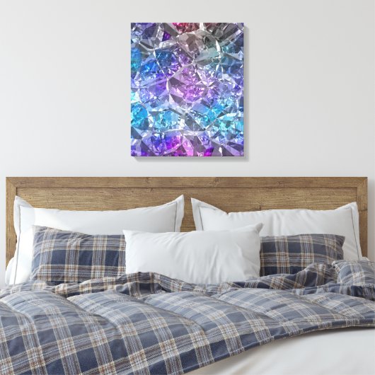 Multicolor Crystal Leinwanddruck (Insitu (Schlafzimmer))