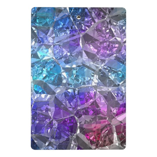 Multicolor Crystal Mini Klemmbrett (Rückseite)