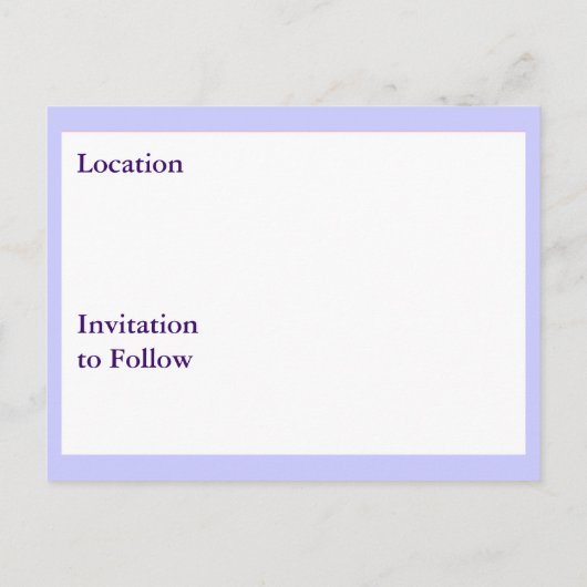 Multicolor Damask Save the Date Ankündigungspostkarte (Rückseite)