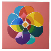 Multicolor-Design Fliese (Vorderseite)