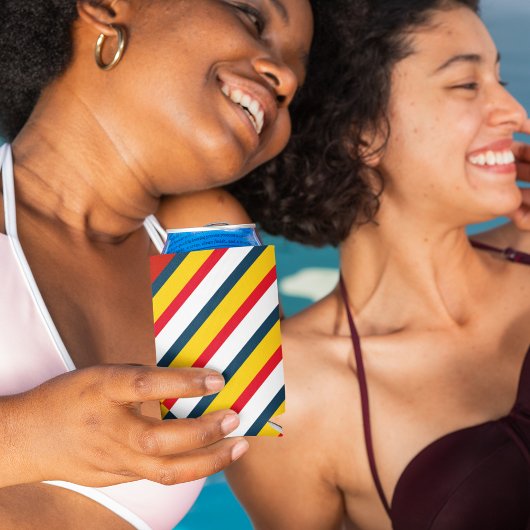 Multicolor Diagonale Streifen Dosenkühler