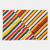 Multicolor Diagonale Streifen Geschirrtuch (Horizontal)