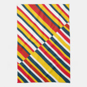Multicolor Diagonale Streifen Geschirrtuch (Vertikal)