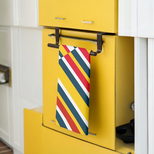 Multicolor Diagonale Streifen Geschirrtuch