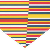 Multicolor Diagonale Streifen Großer Tischläufer (Ecke)