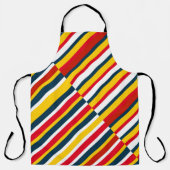 Multicolor Diagonale Streifen Schürze (Vorderseite)