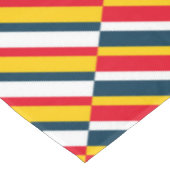 Multicolor Diagonale Streifen Tischdecke (Schrägansicht)