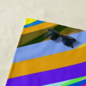 Multicolor-Diagonalmuster Strandtuch (Beispiel)