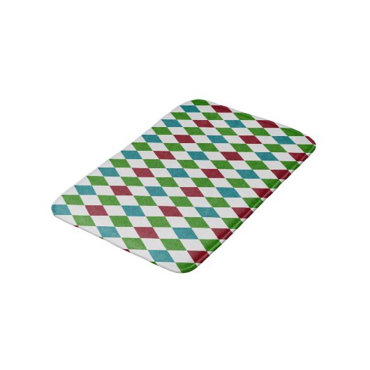 Multicolor Diamond Glitzer Badematte (Schrägansicht)