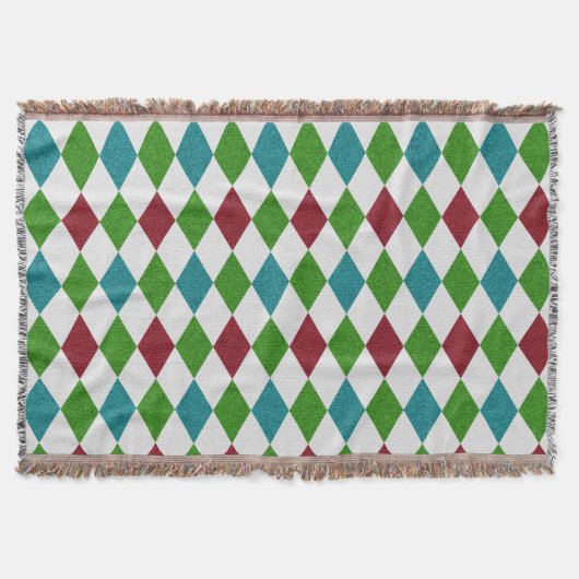 Multicolor Diamond Glitzer Decke (Vorderseite)