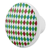 Multicolor Diamond Glitzer Keramikknauf (Rechts)