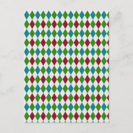 Multicolor Diamond Glitzer Postkarte
