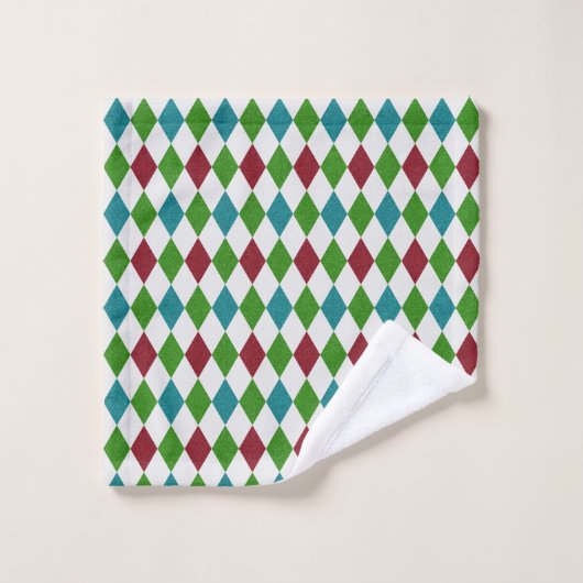Multicolor Diamond Glitzer Waschlappen (Waschlappen)
